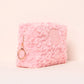 Trousse fluffy rose